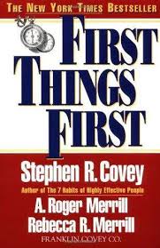 first things first